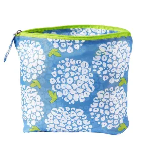 Hydrangea Blossoms Splash Proof Pouch