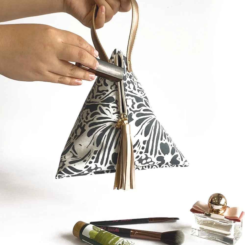 Ketupat Bag - Grey Peony