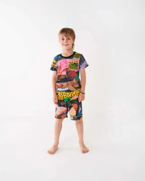 Kip & Co | All Creatures Great & Small Organic Cotton Short Pyjama Set