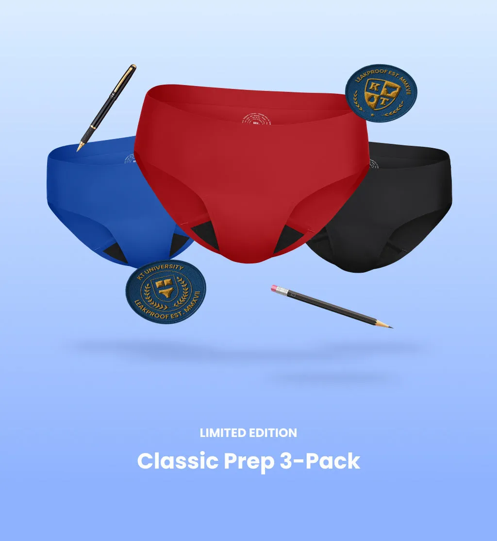 (Kit Item) Classic Prep SLP 4-Pack Gumdrop/Blueberry/Black 3-Pack | Bikini