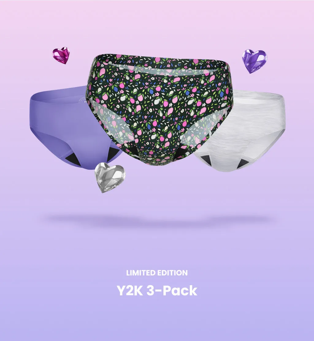 (Kit Item) Y2K SLP 4-Pack Heather Grey/Festival Blue/Perfect Pear 3-Pack | Bikini