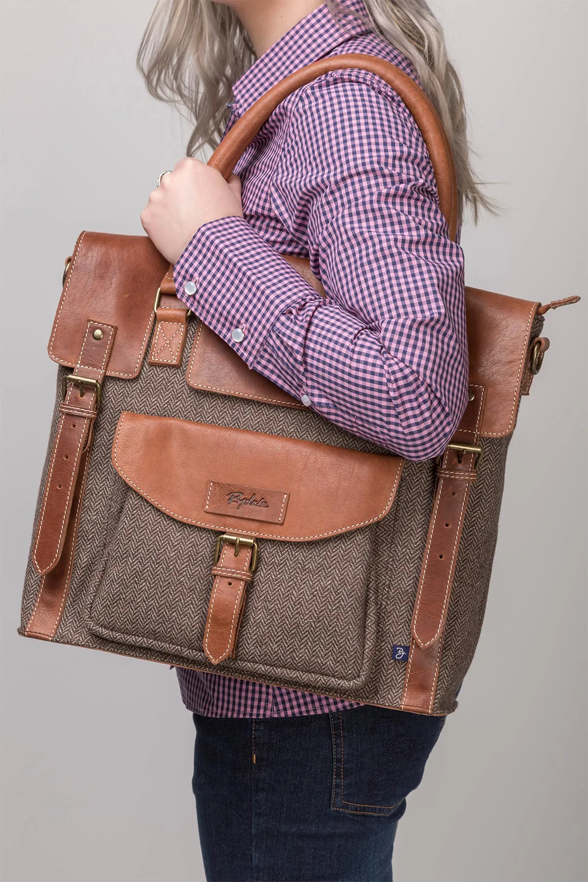 Ladies Tweed Satchel - Verity