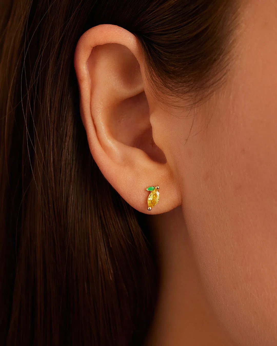 Lemon Charm Stud