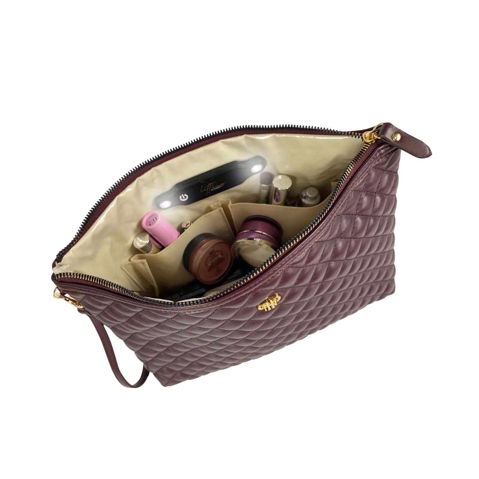 Litt Makeup Case - Chocolate Brown