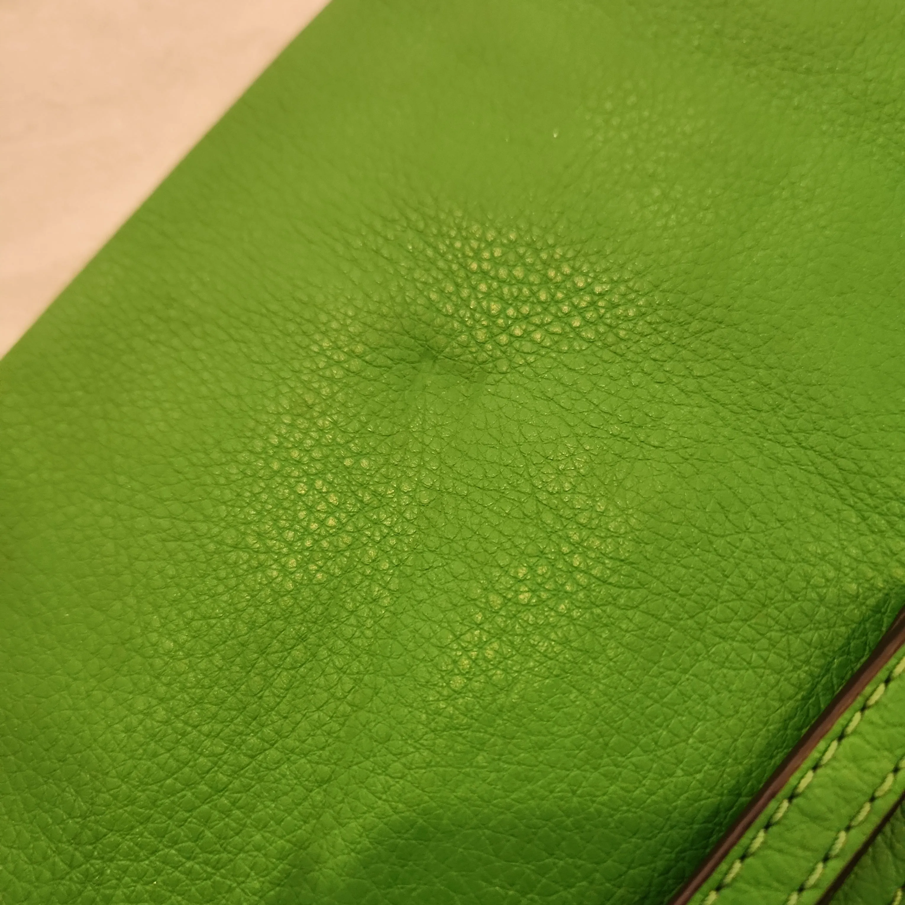 Michael Kors Green Leather Fulton Wristlet | Gently Used |