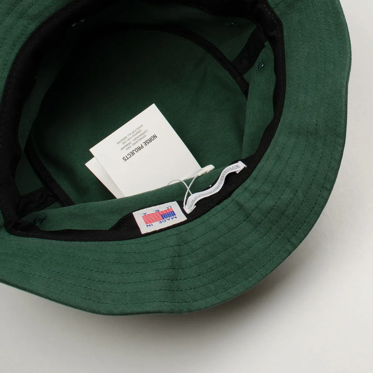 Norse Projects - Twill Bucket Hat - Dartmouth Green