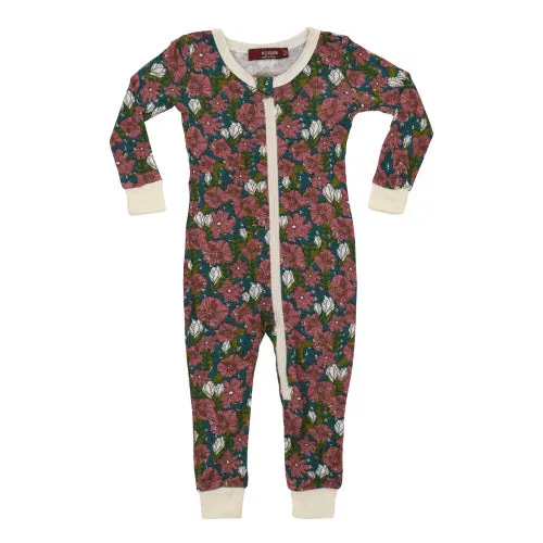 O Greige Baby Zip PJs