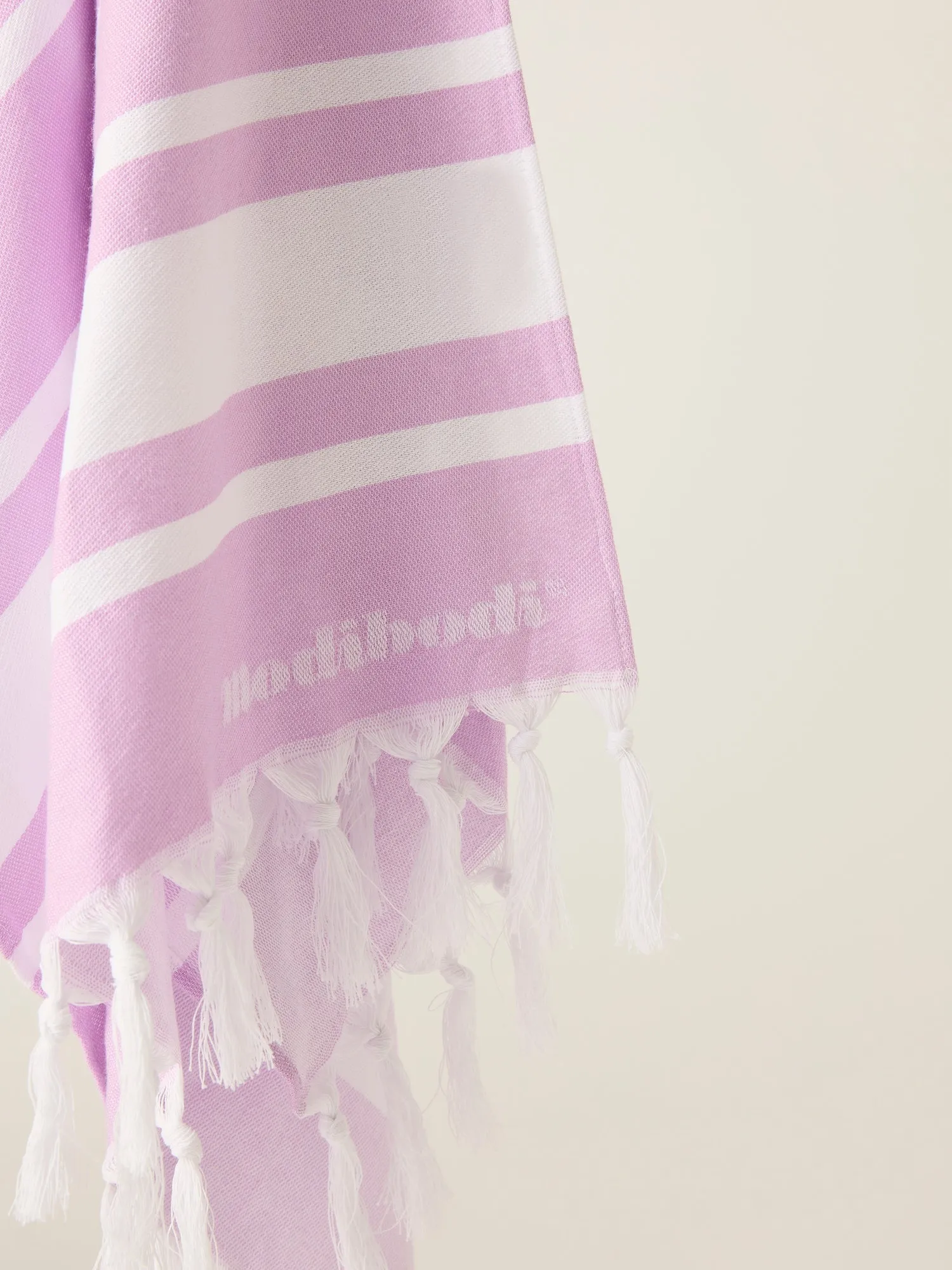 Organic Cotton Beach Towel Lilac