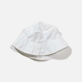 Oz Long Brim Bucket Hat - White