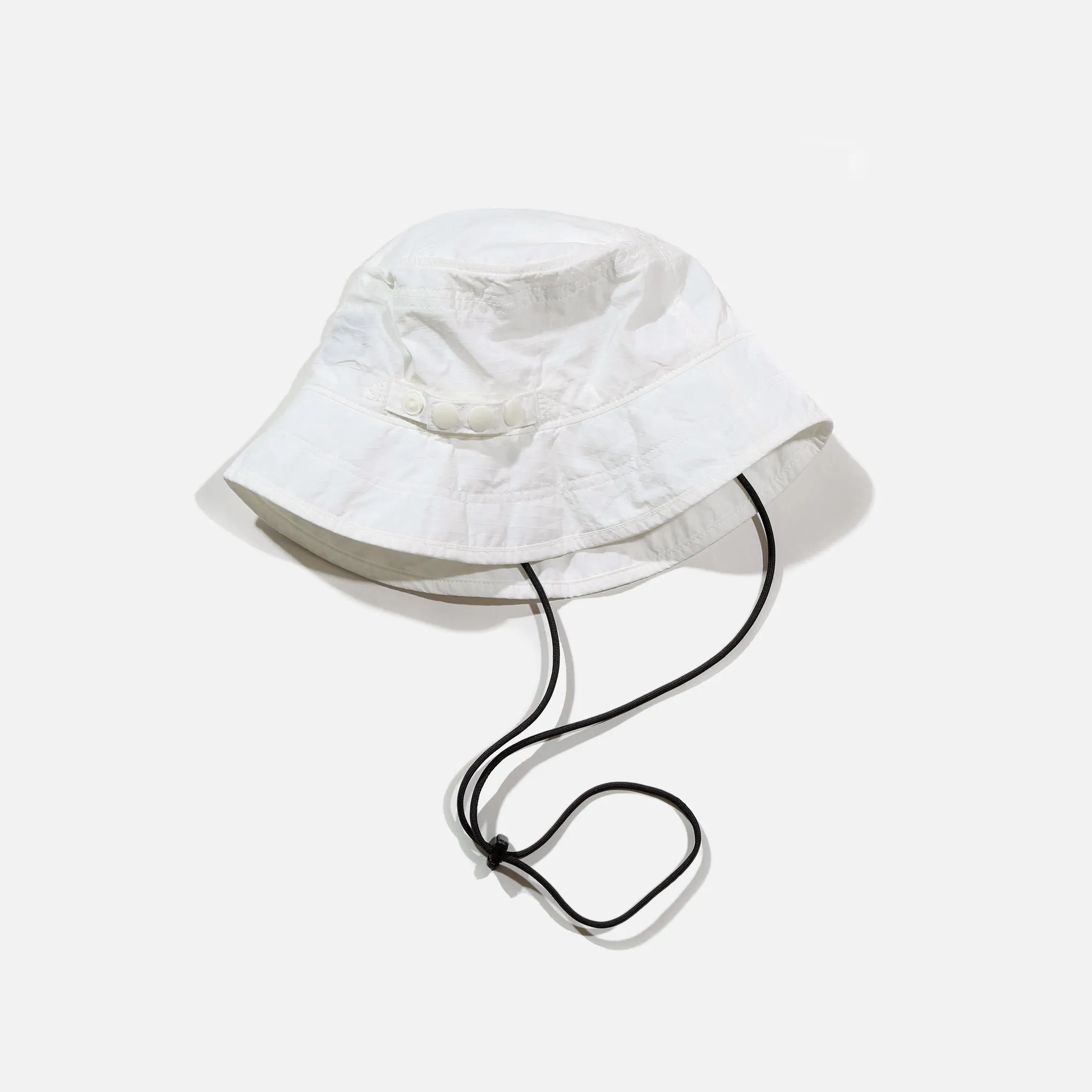 Oz Long Brim Bucket Hat - White