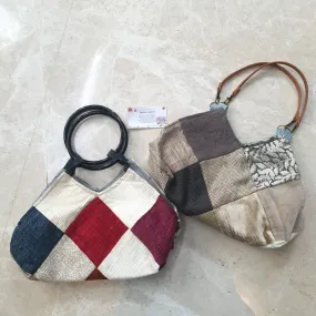 Patchwork Hobo Handbag