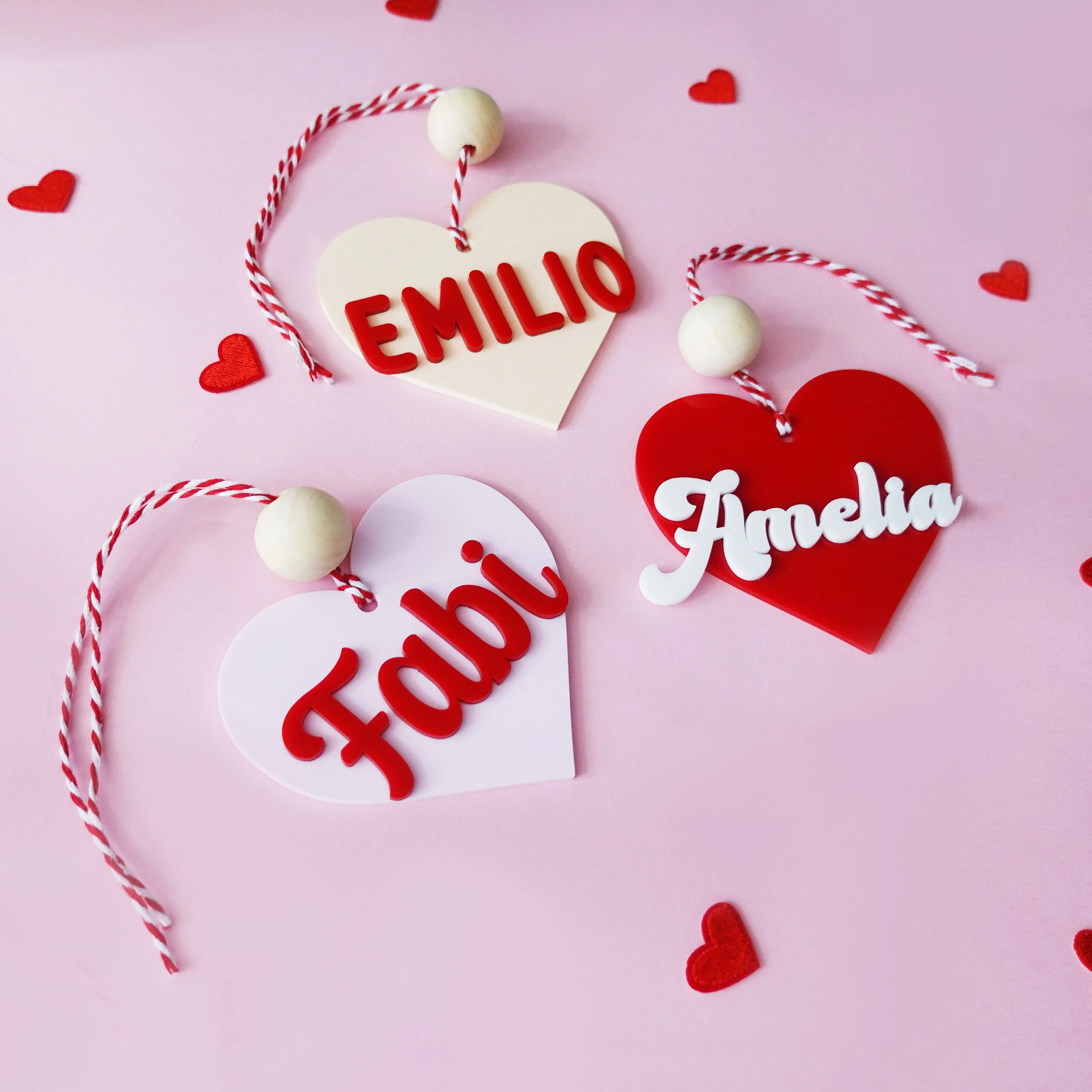 Personalized Name Valentine's Day Gift Tag