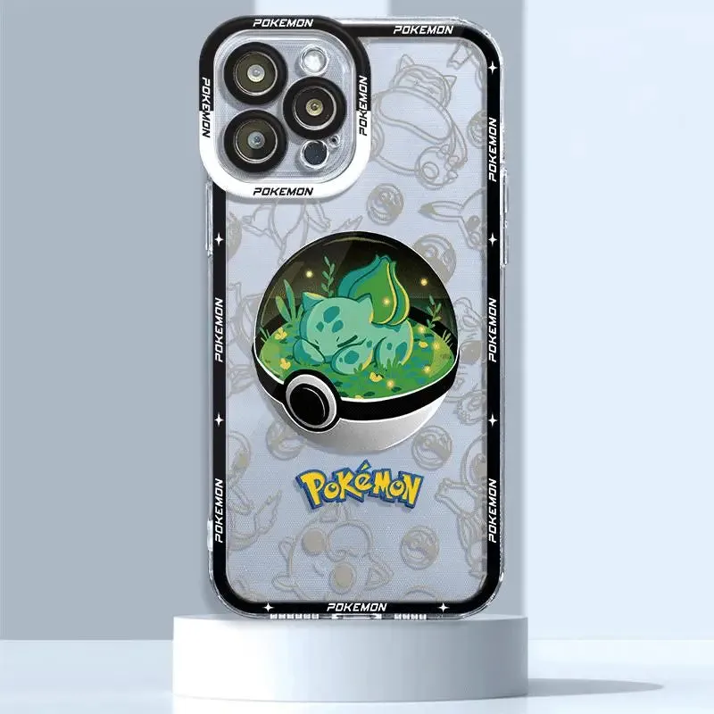 Pokemon Phone Case for Apple iPhone 15 Pro Max 13 14 Plus 12 Mini 11 Pro XR 8 SE 7 6S XS MAX Cover