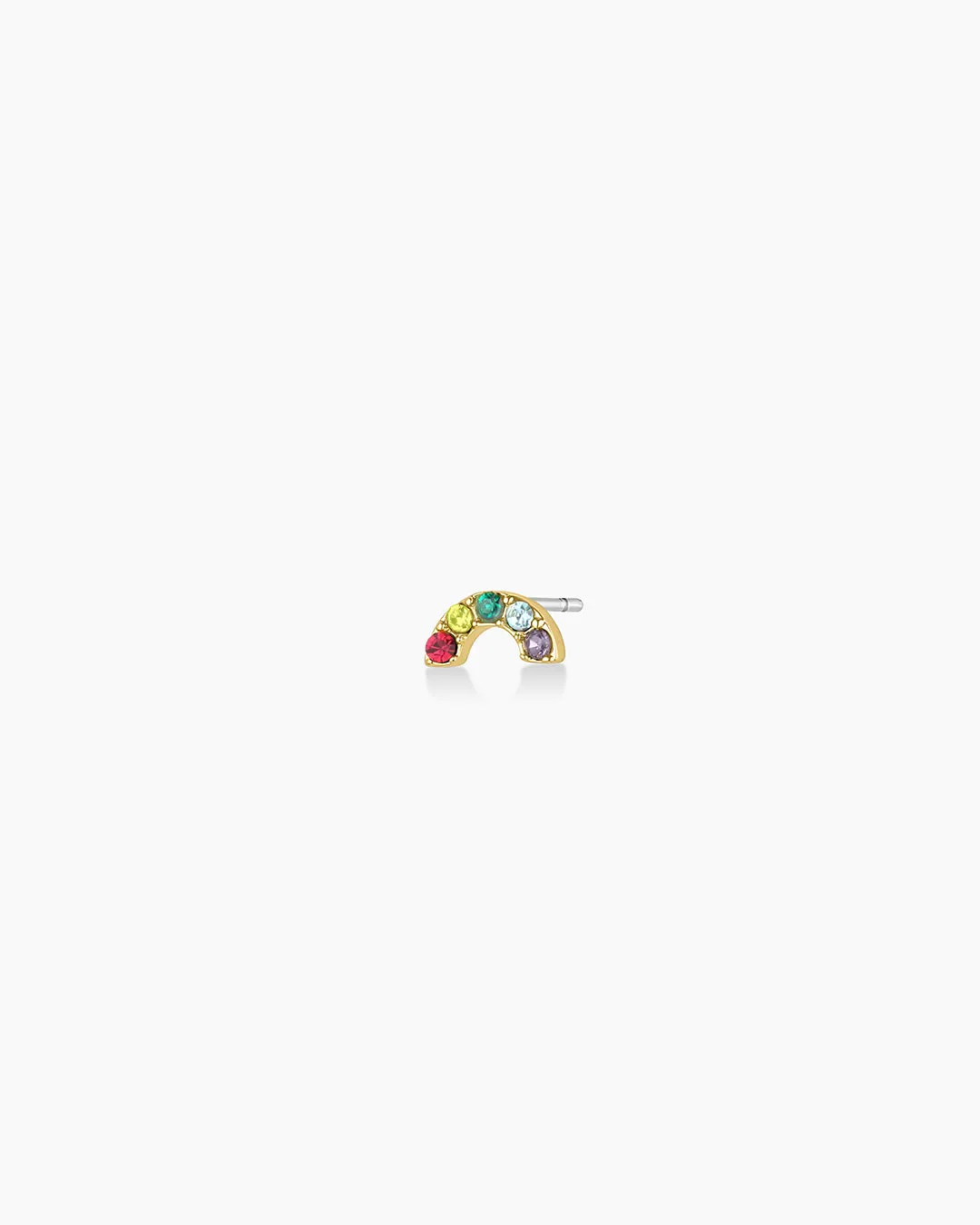 Rainbow Charm Stud