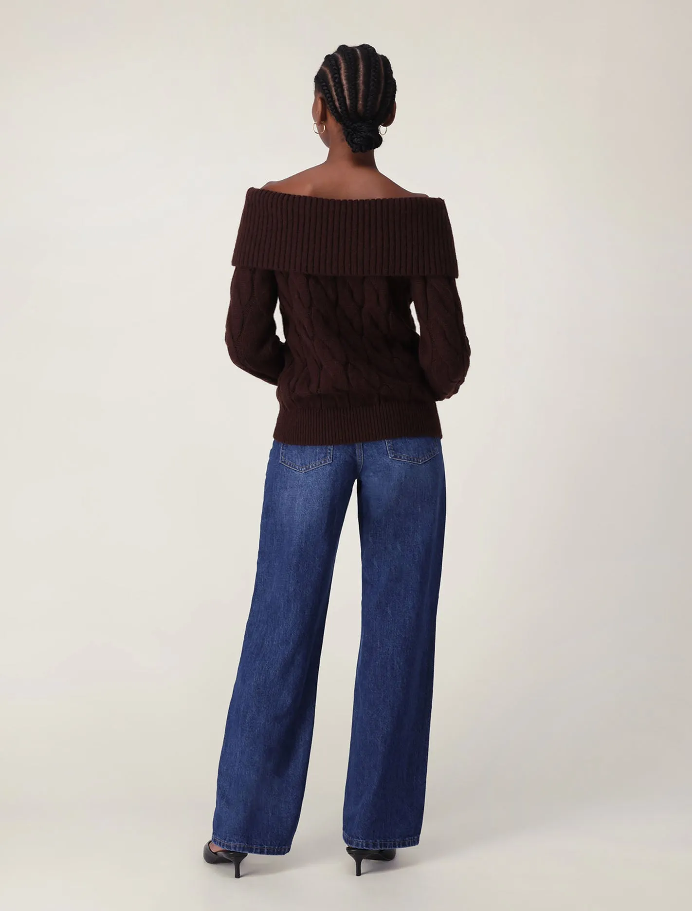 Sadie Cable Bardot Jumper