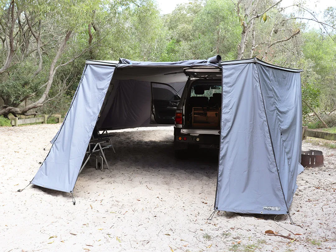 SALE OUTBOUND Shield 6 Freestanding Awning- 270 degree    Extreme Weather Kit!