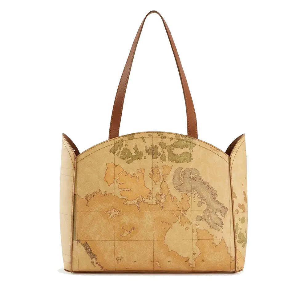 Shopping Bag con Tracolla 1A Classe Alviero Martini linea South Beach Bag stampa Geo Classic GZ99