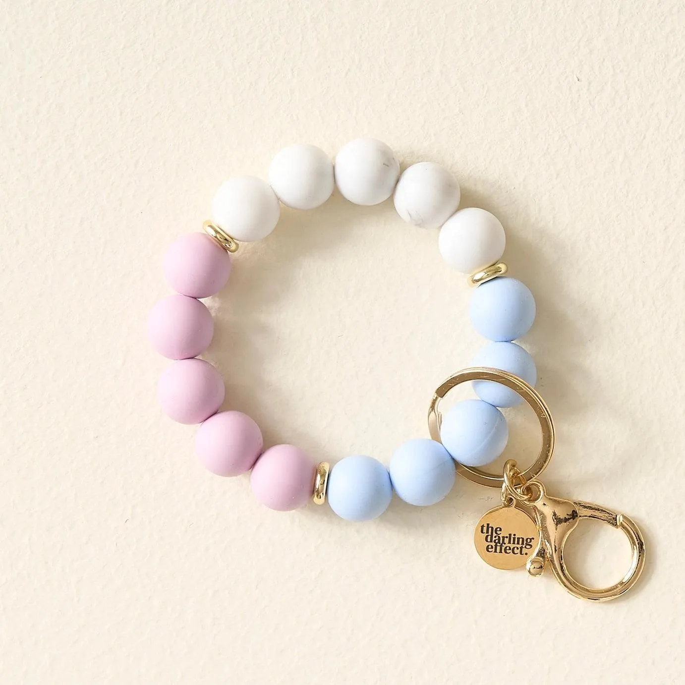 Silicone Beaded Keychain Wristlet