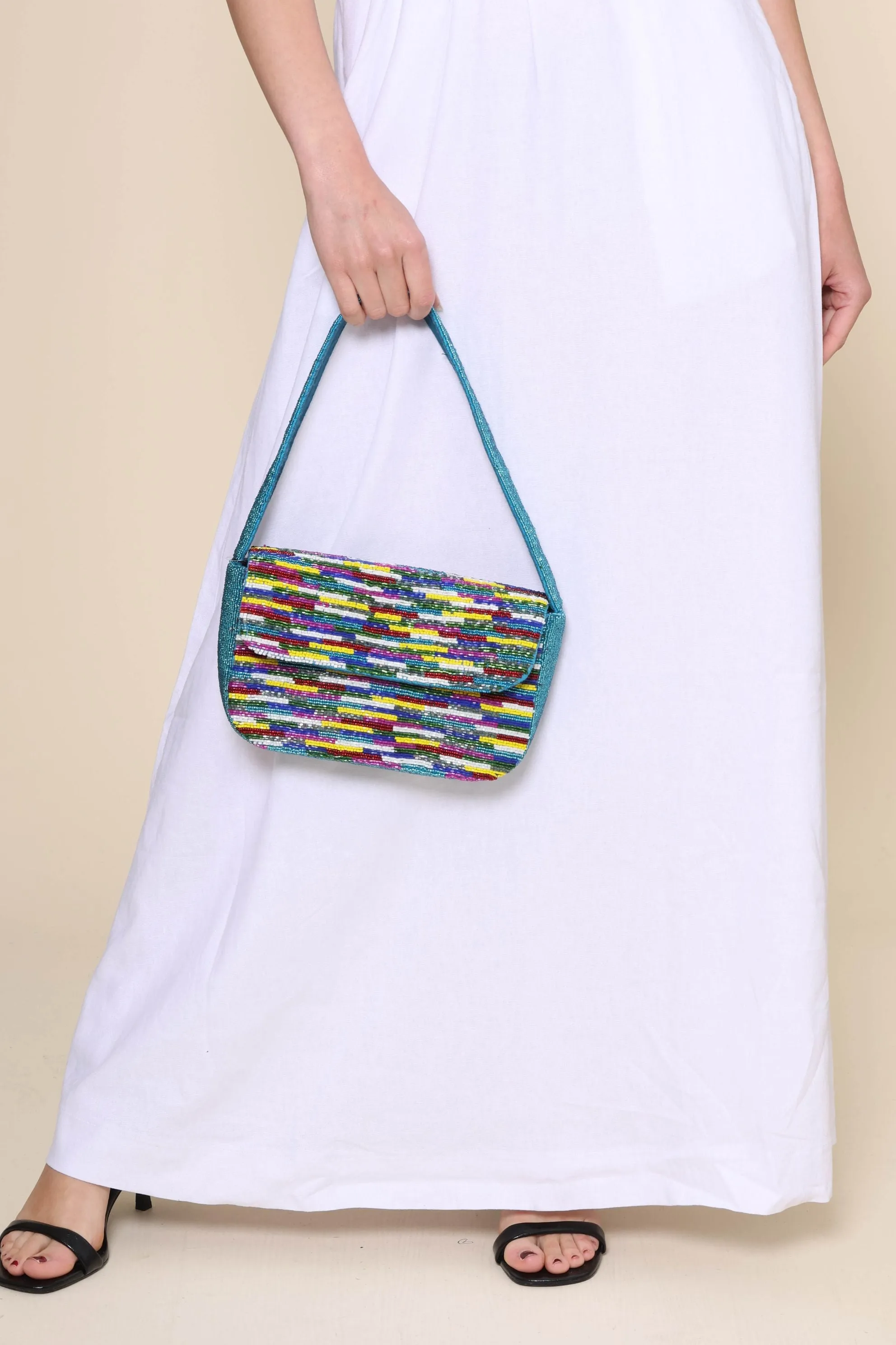 Spectrum Beaded Bag