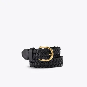 Talia Braided Belt Black