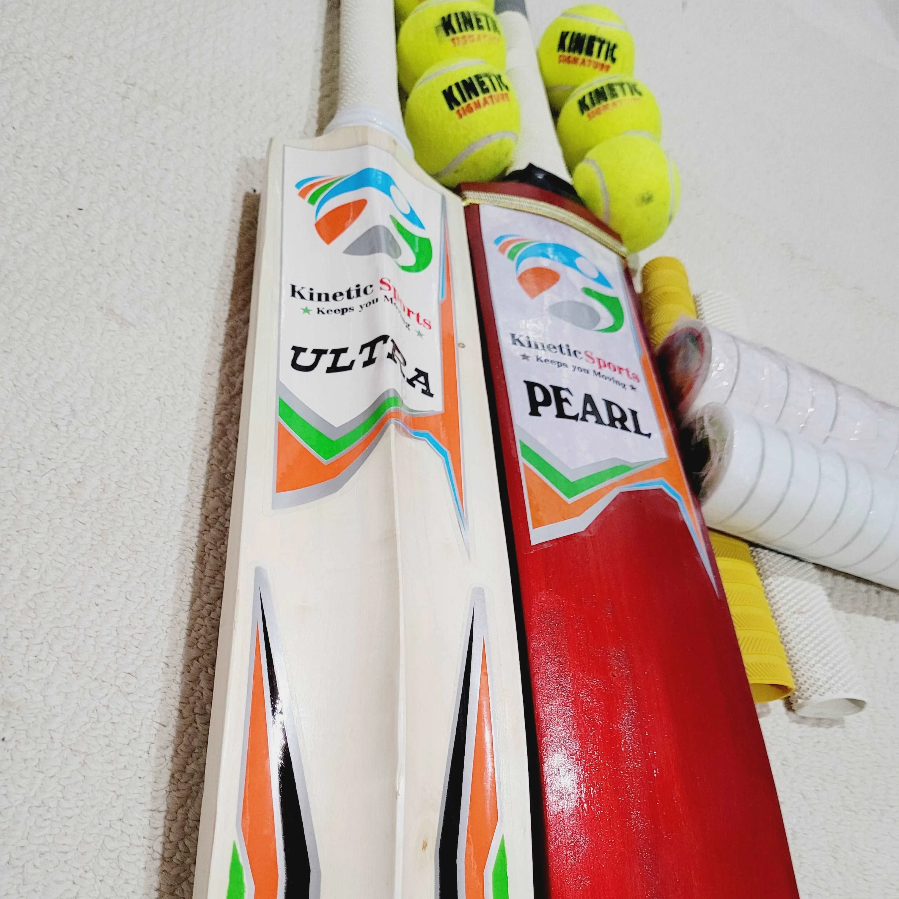 Tape Ball Cricket Deal (2 Bats  12 balls Package)