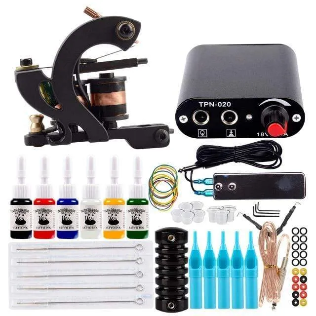 Tattoo Kit Power Supply For Tattoo Machine Kit Pigments For Permanent Makeup Tattoo Set For Beginners Tattoo Machine Full Set