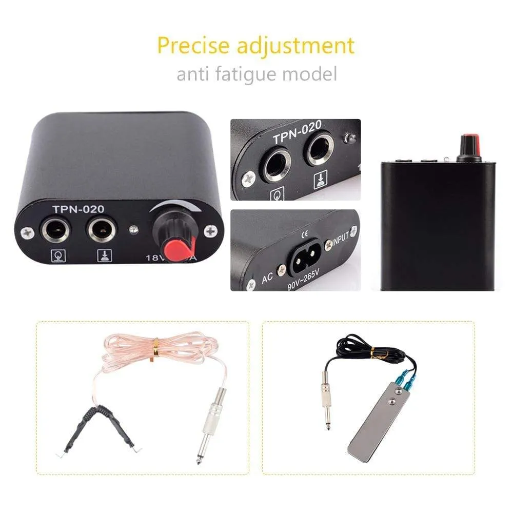 Tattoo Kit Power Supply For Tattoo Machine Kit Pigments For Permanent Makeup Tattoo Set For Beginners Tattoo Machine Full Set