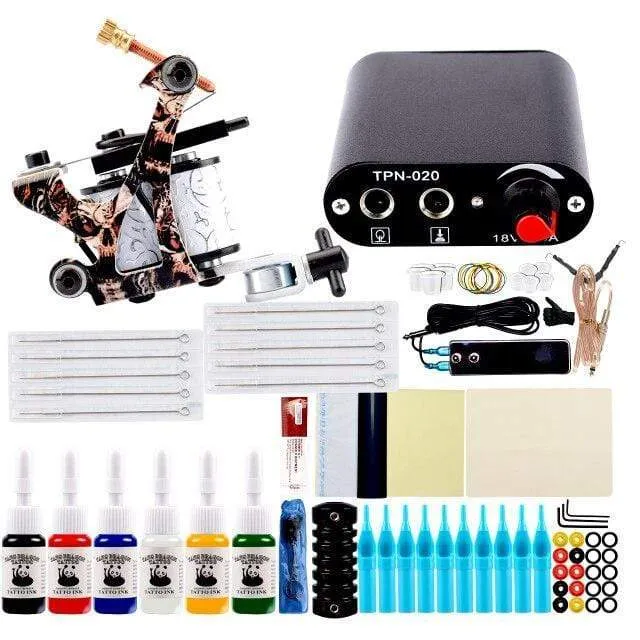 Tattoo Kit Power Supply For Tattoo Machine Kit Pigments For Permanent Makeup Tattoo Set For Beginners Tattoo Machine Full Set