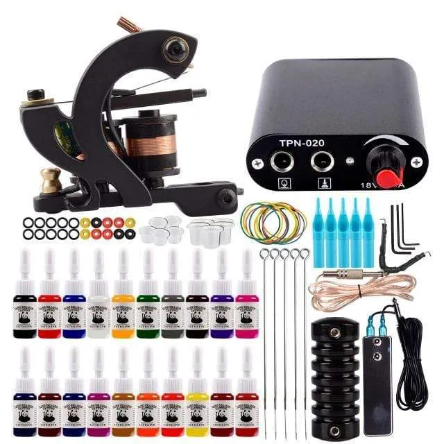 Tattoo Kit Power Supply For Tattoo Machine Kit Pigments For Permanent Makeup Tattoo Set For Beginners Tattoo Machine Full Set