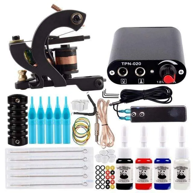 Tattoo Kit Power Supply For Tattoo Machine Kit Pigments For Permanent Makeup Tattoo Set For Beginners Tattoo Machine Full Set