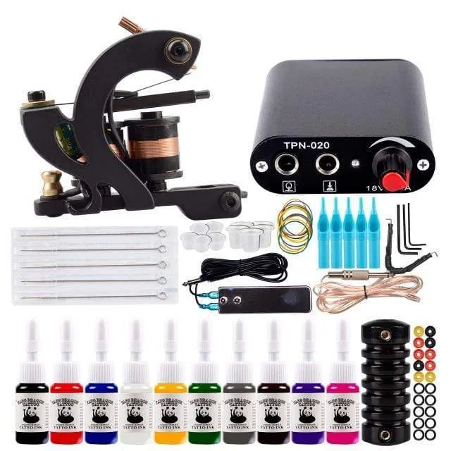 Tattoo Kit Power Supply For Tattoo Machine Kit Pigments For Permanent Makeup Tattoo Set For Beginners Tattoo Machine Full Set