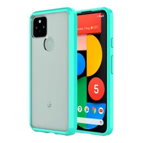 Teal Clear Pixel 5 Case - Hard Shell Series