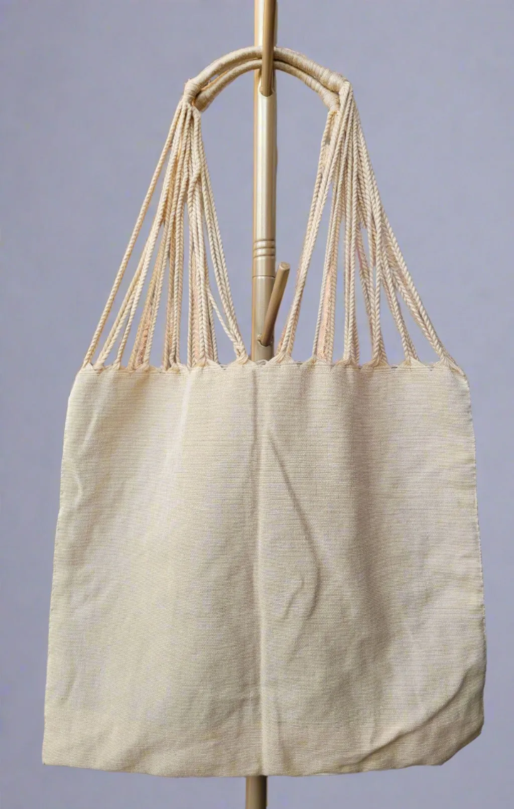 Tenango telar/embroidered tote