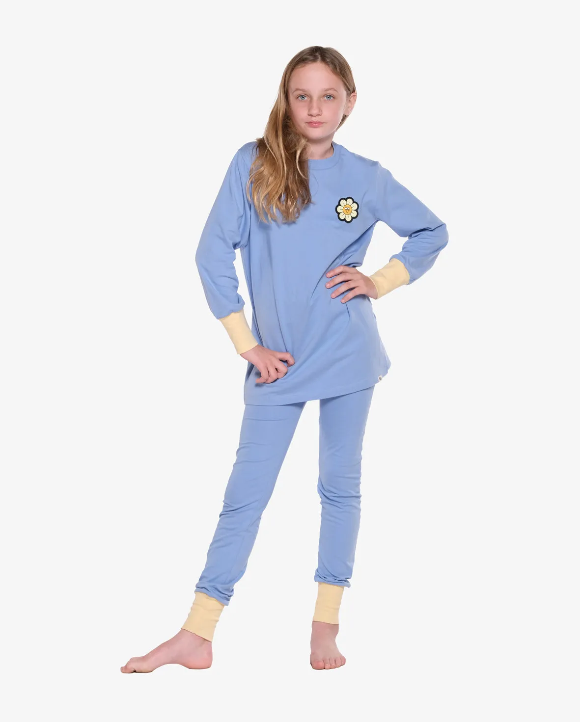 TGC Daisy Patch Powder Blue PJ's