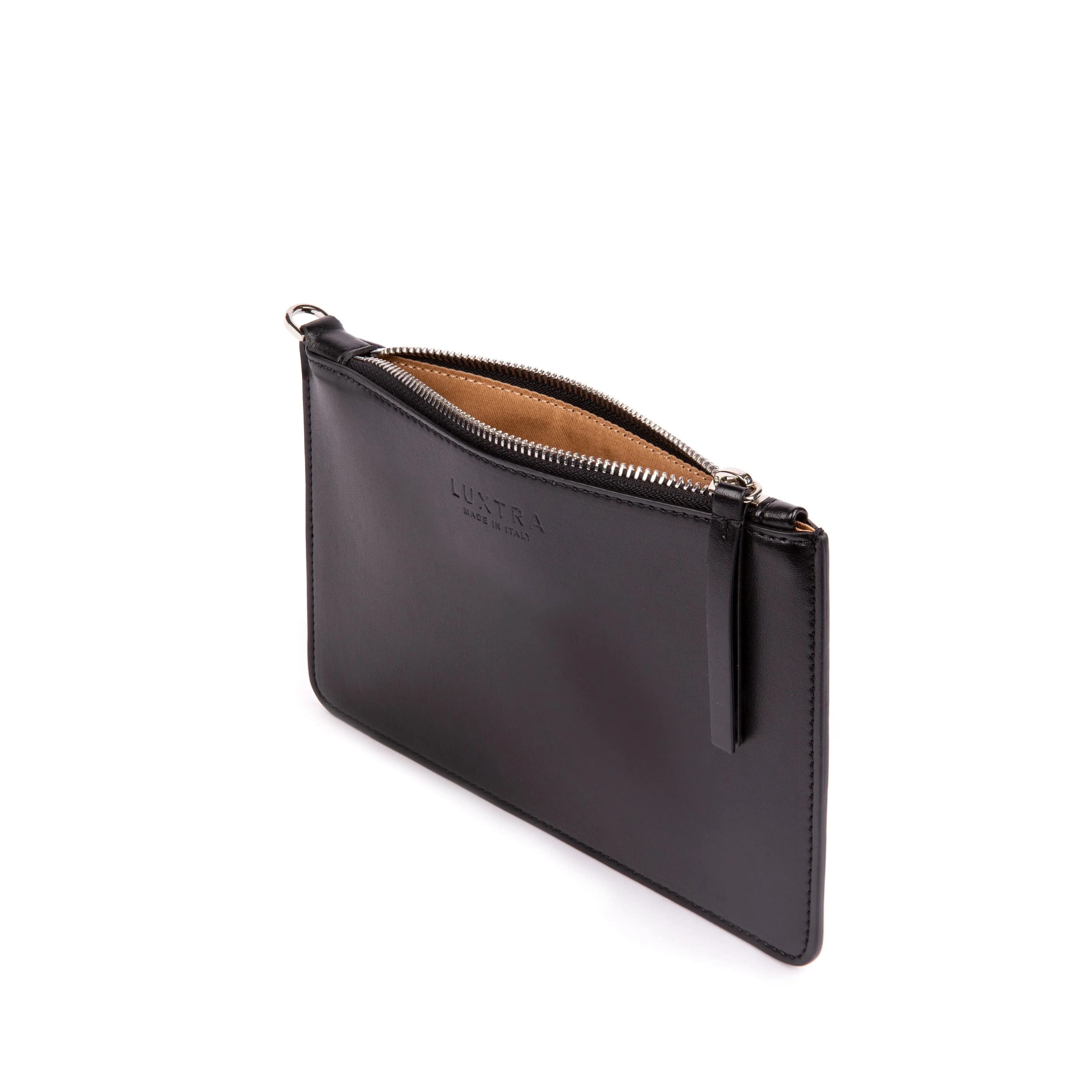 The Junko Apple Leather Vegan Pouch | Black