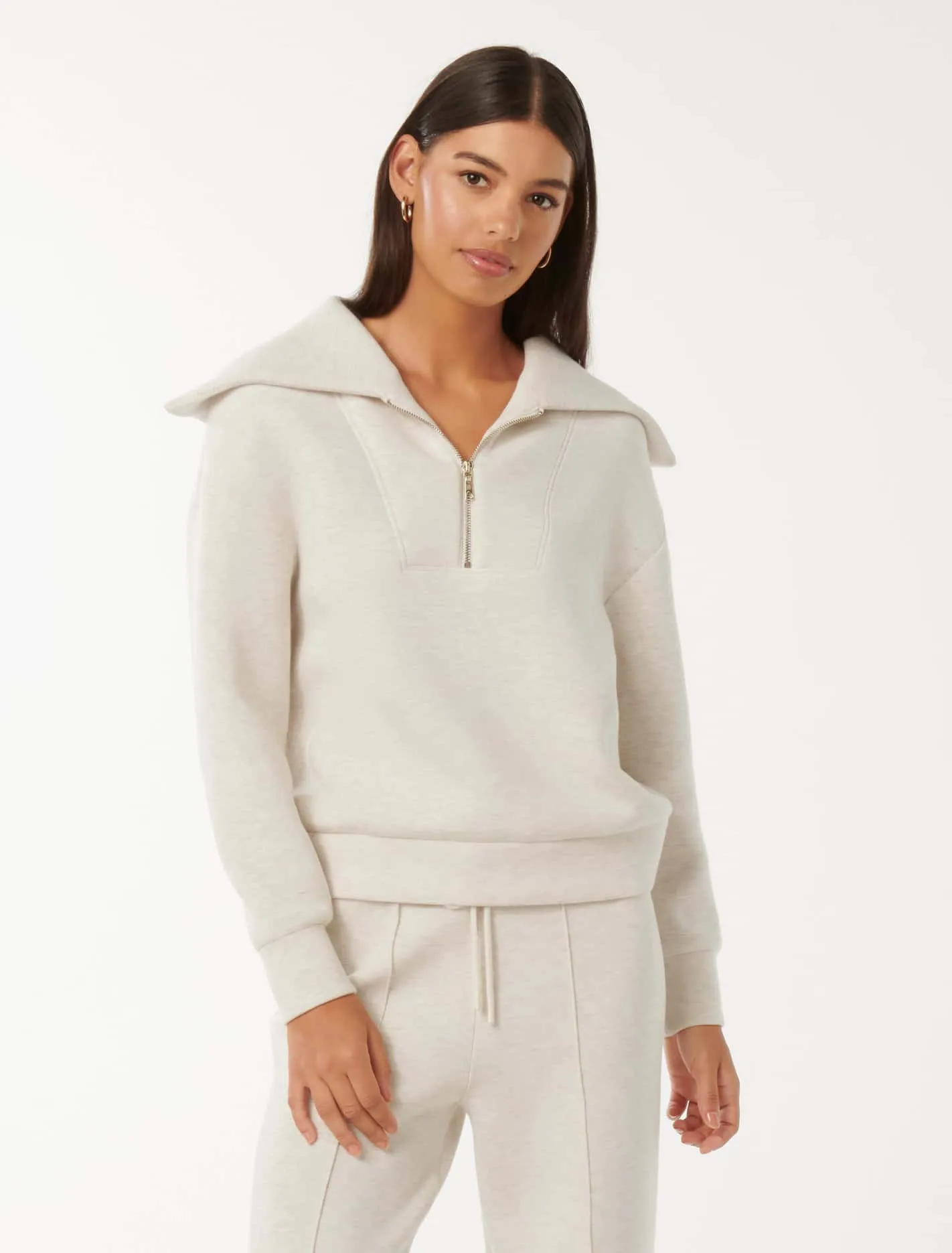 Tiana Loungewear Zip Front Sweatshirt